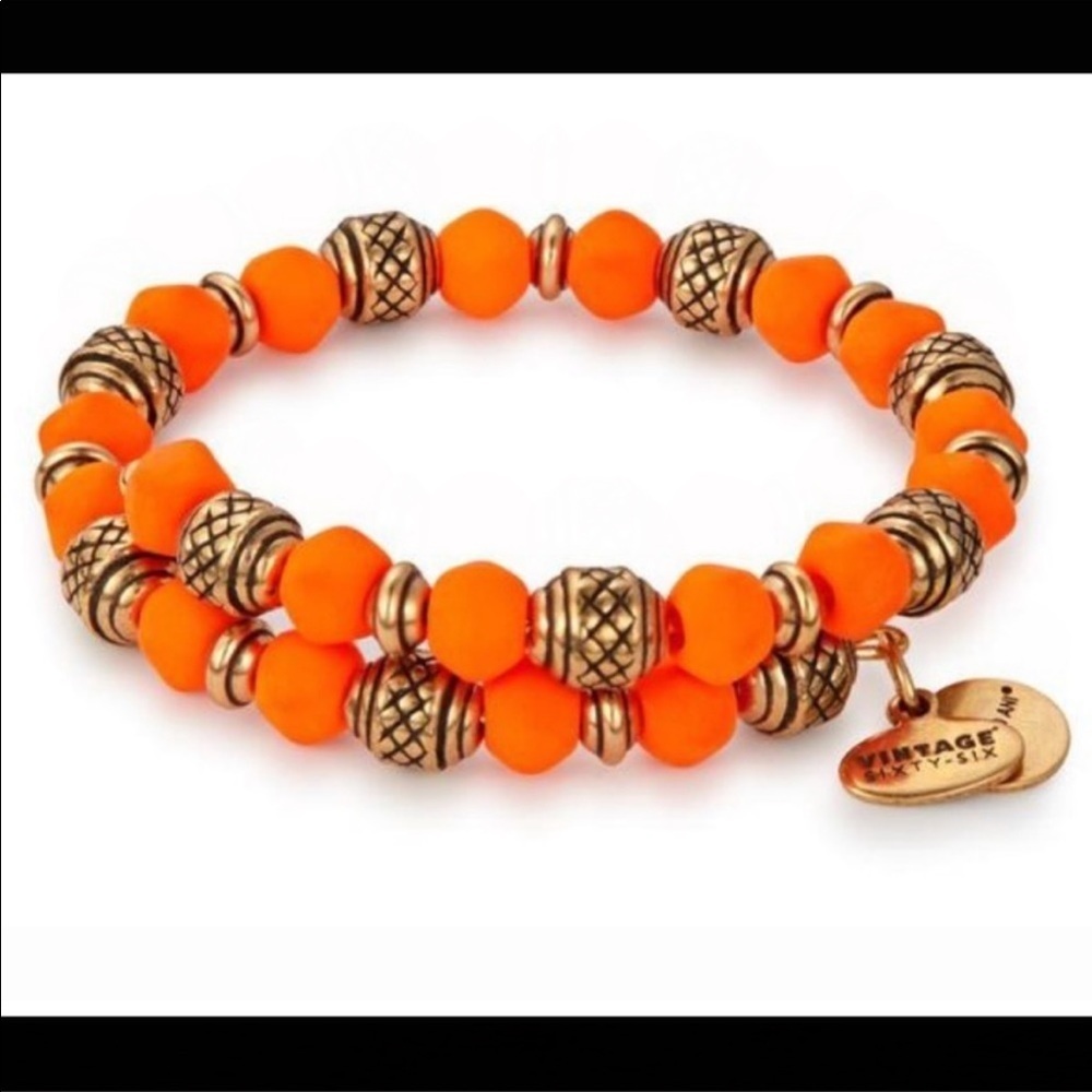 Alex and Ani Electric Wrap Mango
